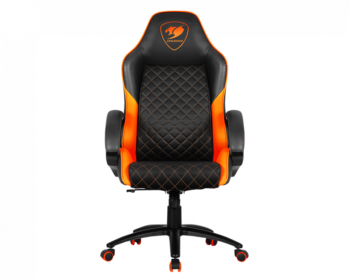 COUGAR FUSION GAMING CHAIR BLACK/ORANGE DFESTORE