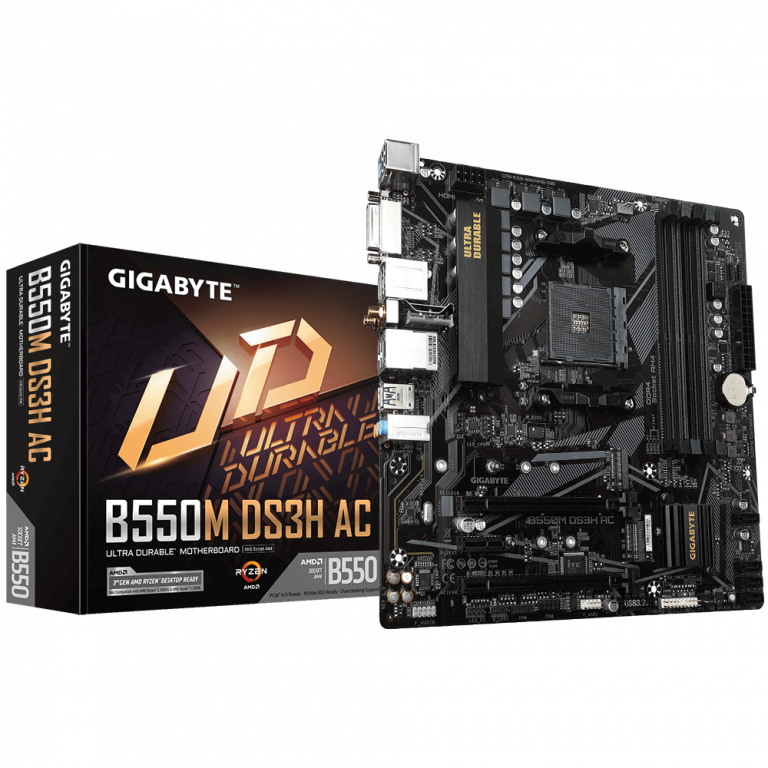 Gigabyte b550m ds3h обзор