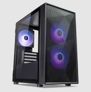 TECWARE FORGE M2 MATX CASE – BLACK | MESH FRONT PANEL | TEMPERED GLASS ...