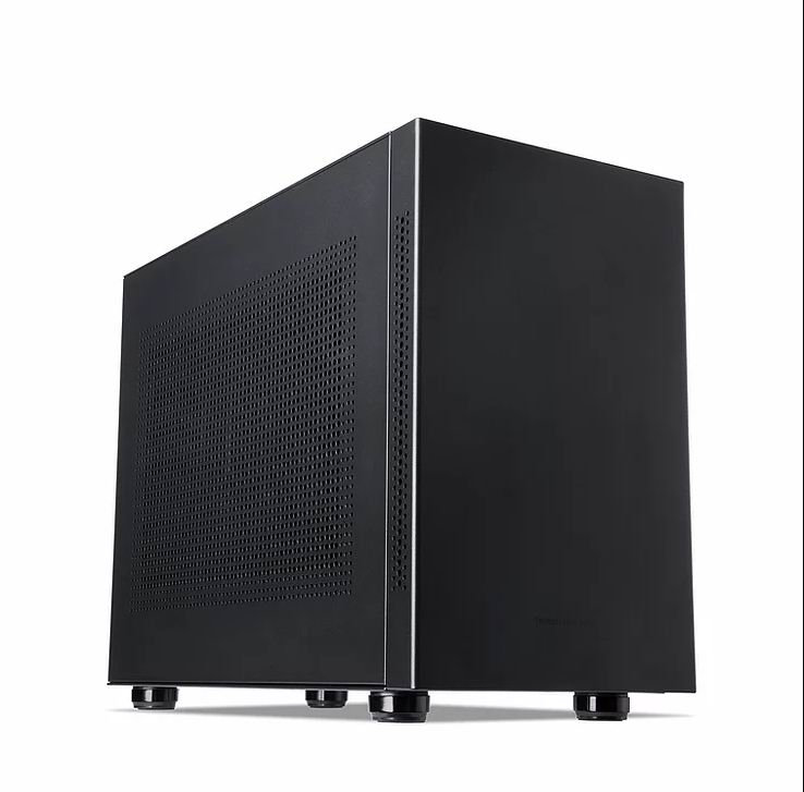 TECWARE FUSION HYBRID SFF MATX CASE – BLACK | ALL PANELS PERFORATED FOR ...