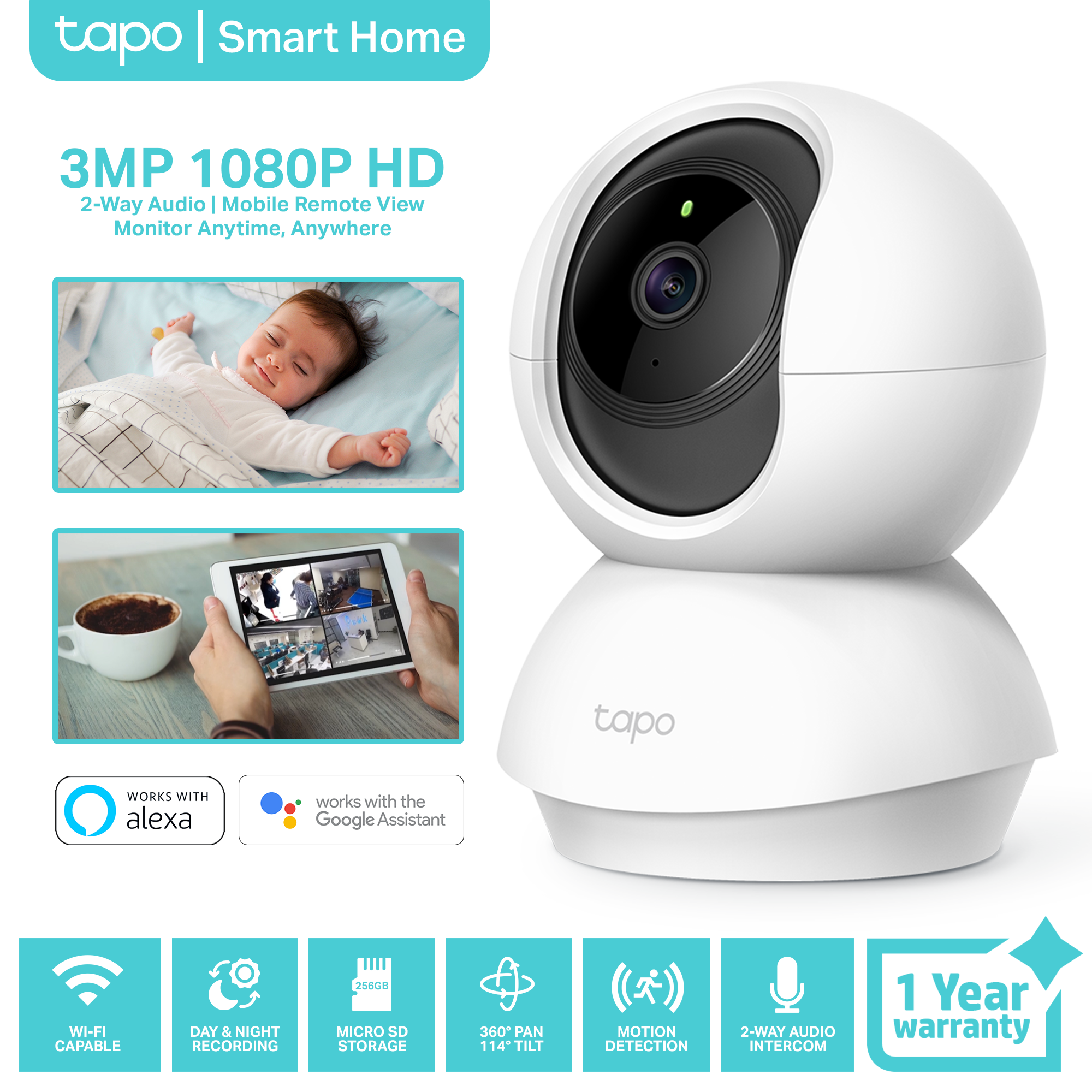 TP-LINK TAPO C210 SECURITY WI-FI CAMERA