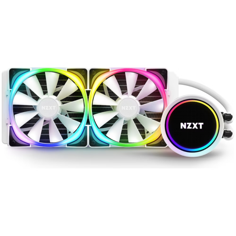 NZXT KRAKEN X53 RGB 240MM AIO LIQUID COOLING WITH AER RGB FANS WHITE