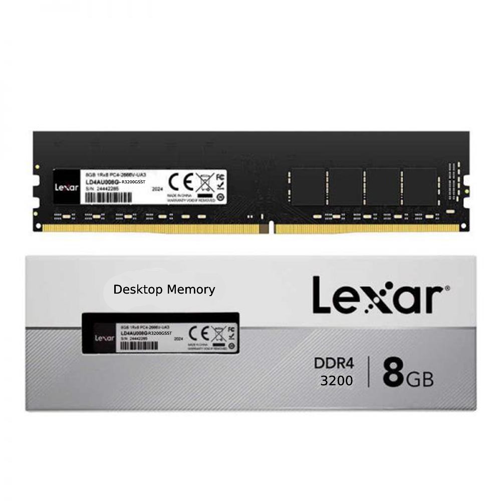8GB(1x8GB) LEXAR DDR4 3200 DESKTOP MEMORY | SKU# LD4AU008G