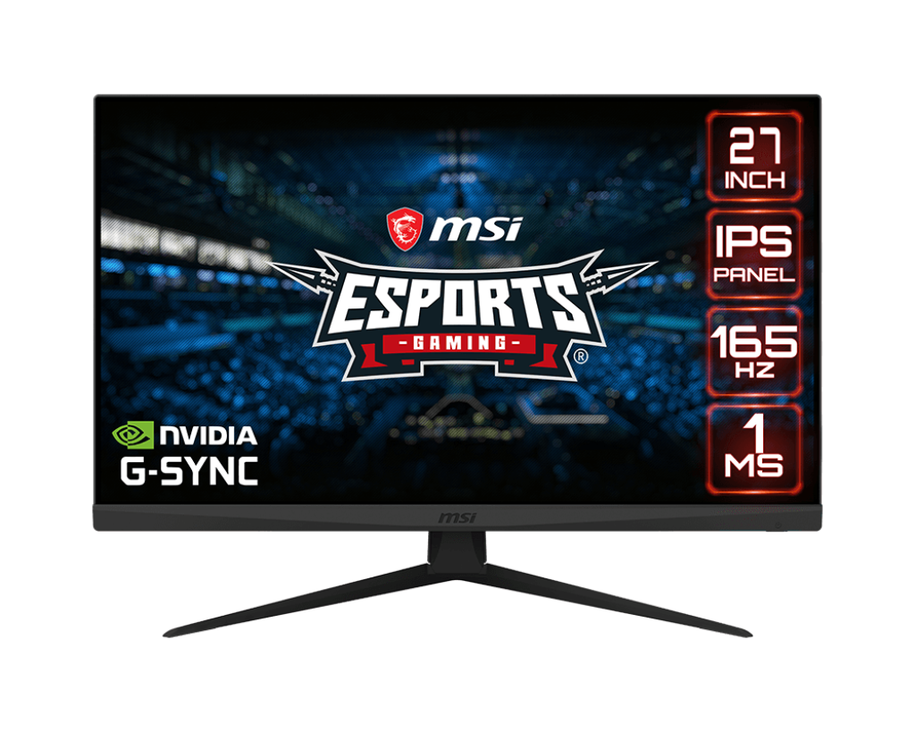 MSI OPTIX G273 27″ 165HZ 1MS ESPORTS GAMING MONITOR BLACK FHD 1920