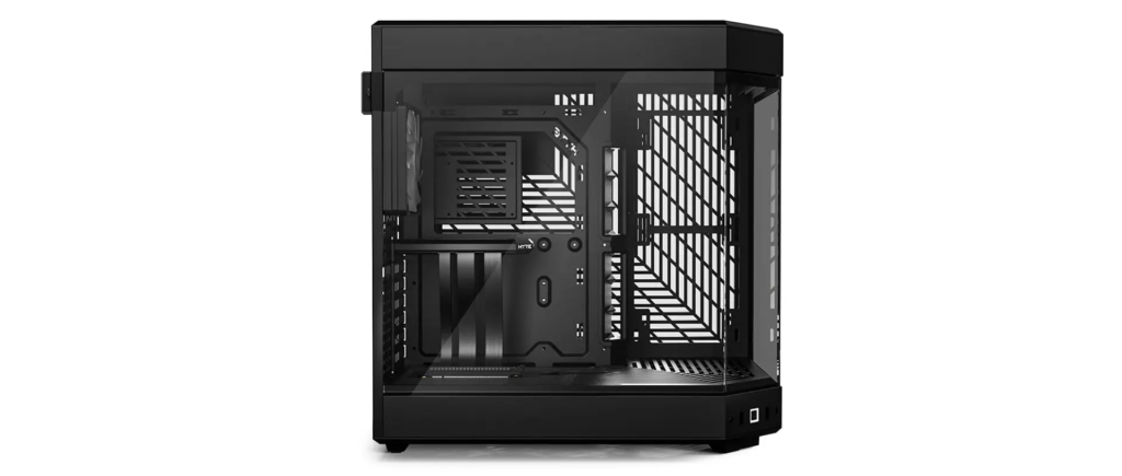 Hyte Y Modern Aesthetic Dual Chamber E Atx Gaming Case Black