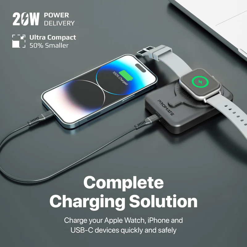 PROMATE POWERMAGDUO SUPERCHARGE MAGSAFE WIRELESS 10000MAH POWER BANK