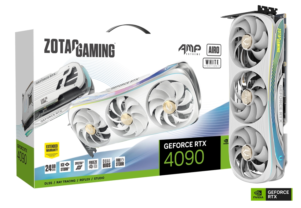 ZOTAC GAMING RTX 4090 AMP EXTREME AIRO WHITE EDITION 24GB