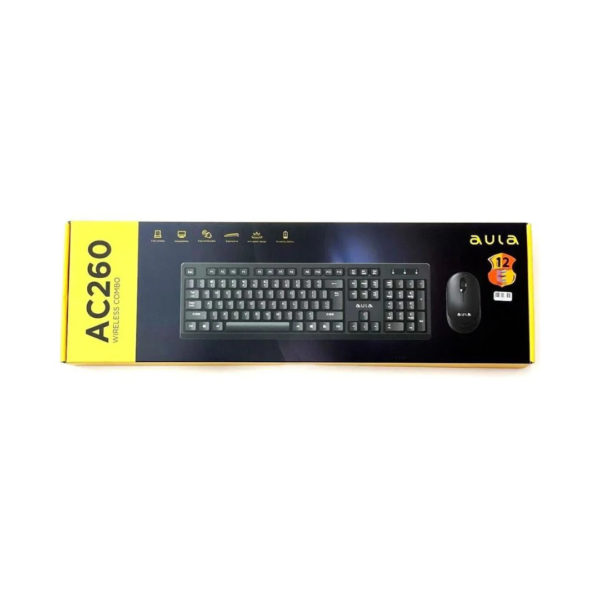 AULA AC260 WIRELESS KEYBOARD & MOUSE COMBO | 2.4GHz WIRELESS ...