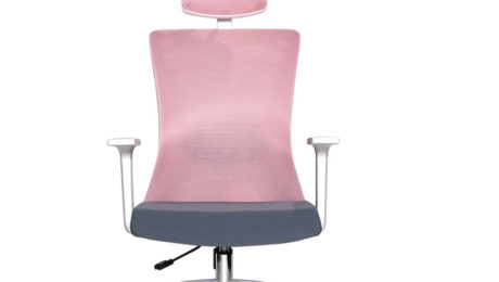 FANTECH-OC-A258-OFFICE-WITH-HEADREST-PINK-CHAIR