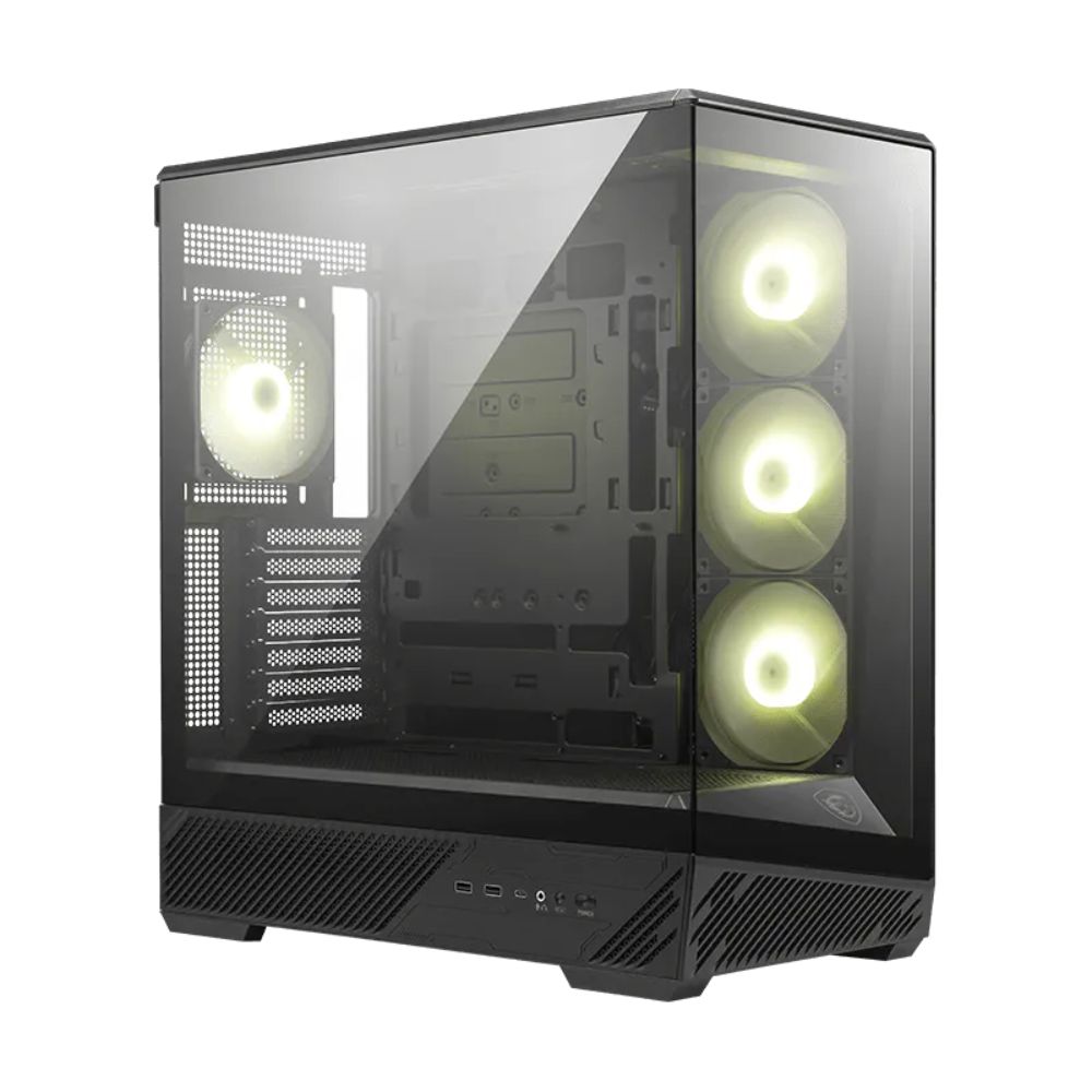 MSI MAG PANO 130R PZ - BLACK | ATX | POWER SUPPLY SUPPORT ATX | 460 X 232 X 490 MM | GPU: 400 MM | SKU: 130R PZ BLACK